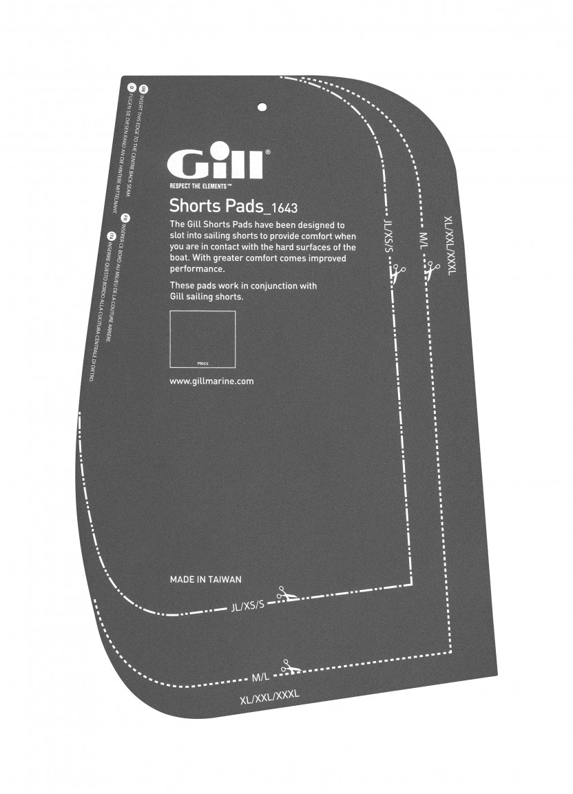 PADS FOR SHORTS GREY, ONE SIZE