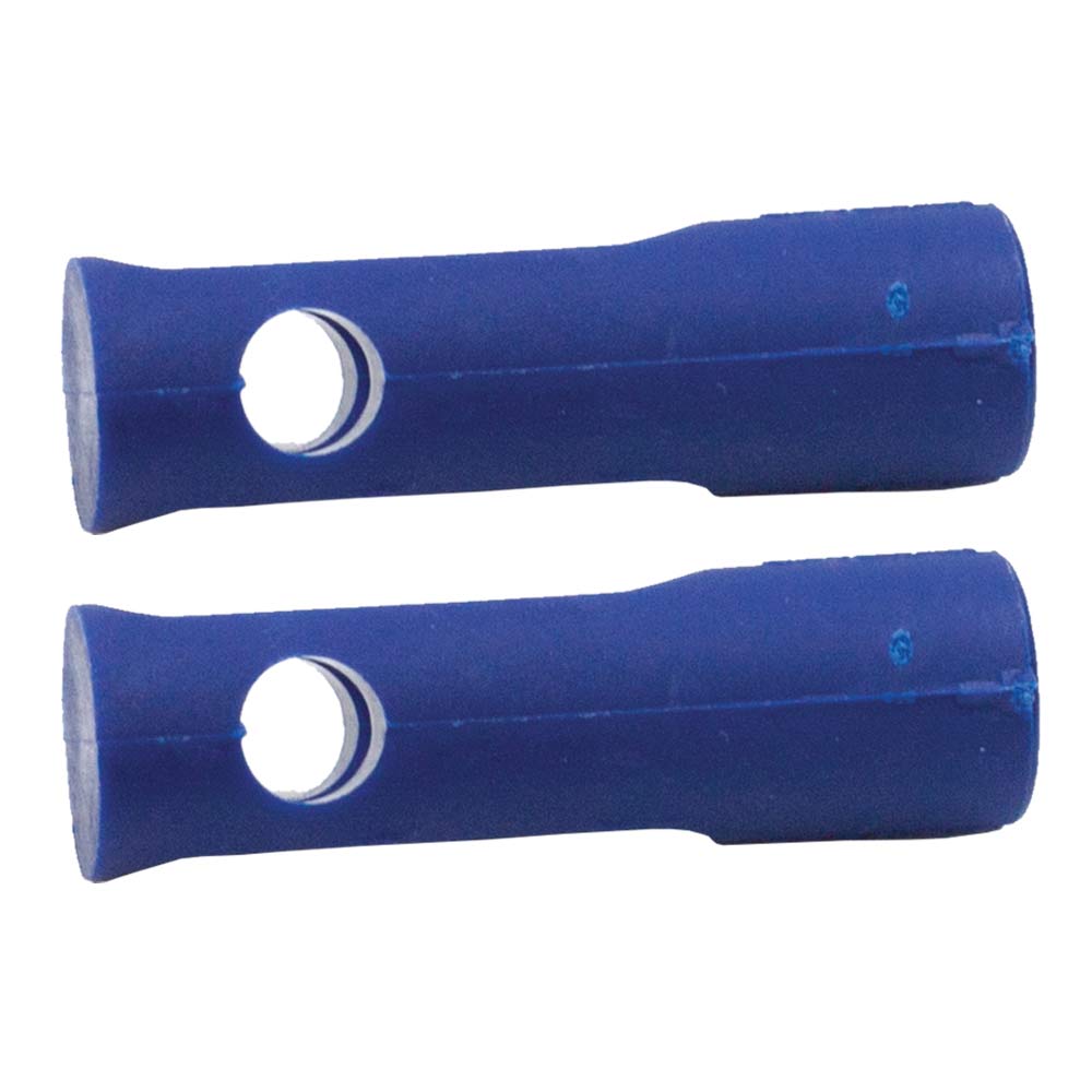 PAIR OF BLUE PATENT PENNANT HOLDERS